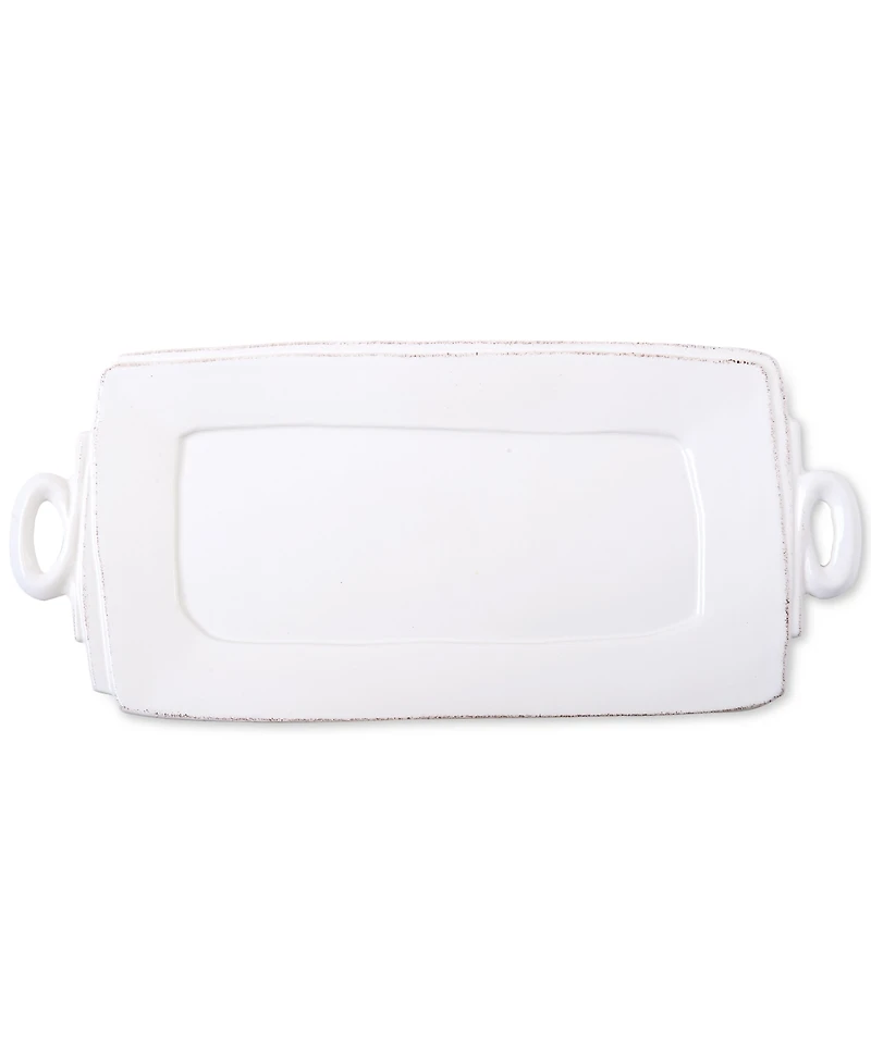 Vietri Lastra Collection Handled Rectangular Platter