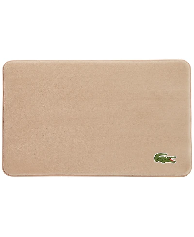 Lacoste Home Crocodile Memory Foam Bath Rug, 19" x 30"