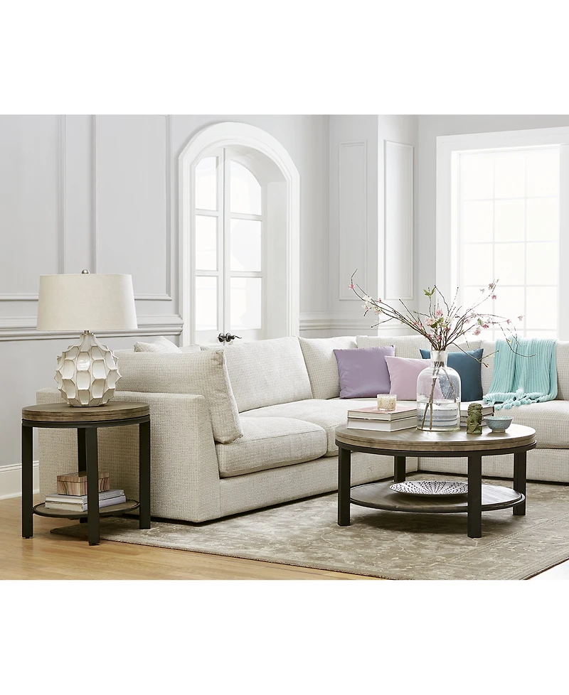 Canyon Round Coffee Table, Created for Macy's