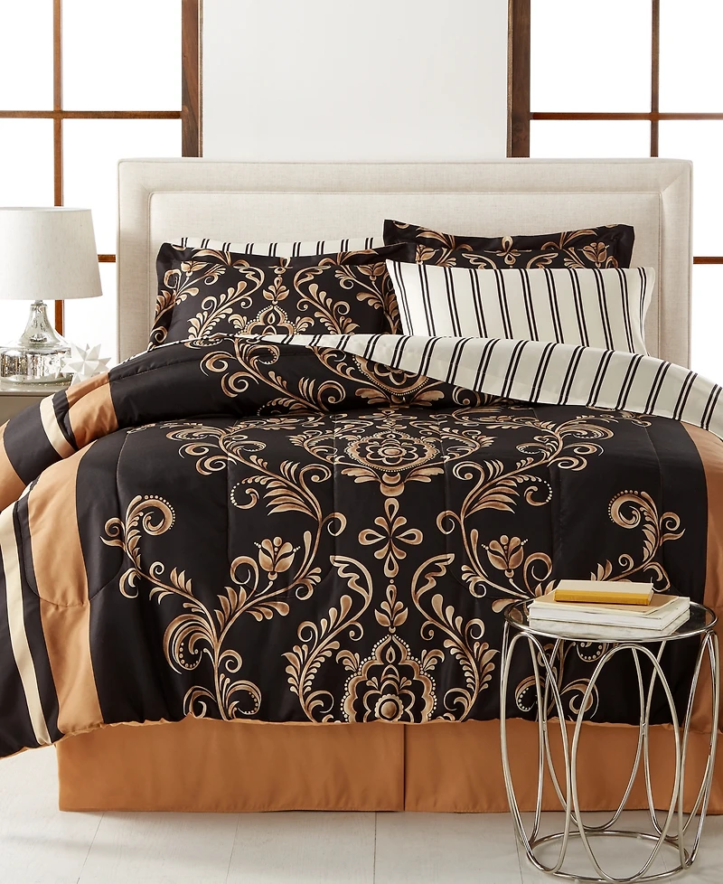 Fairfield Square Collection Sabrina Reversible 8 Pc. Comforter Sets, Exclusively at Macy's