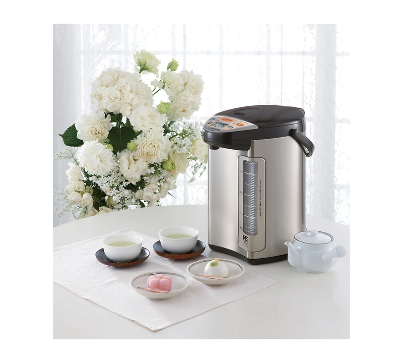 Zojirushi Cd-CC40 Ve Hybrid Water Boiler and Warmer (135 oz, Dark Brown)