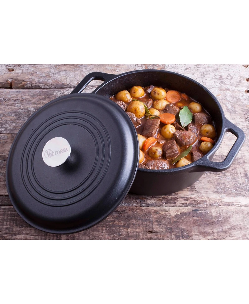 Victoria Cast Iron 4-Qt. Dutch Oven