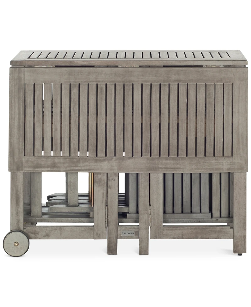 Kinsie Outdoor 5-Pc. Dining Set (1 Dining Table & 4 Chairs)