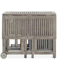 Kinsie Outdoor 5-Pc. Dining Set (1 Dining Table & 4 Chairs)