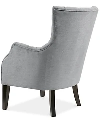 Madison Park Hannah Button Tufted Wing Accent Chair