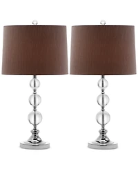 Safavieh Set of 2 Keeva Crystal Ball Table Lamps