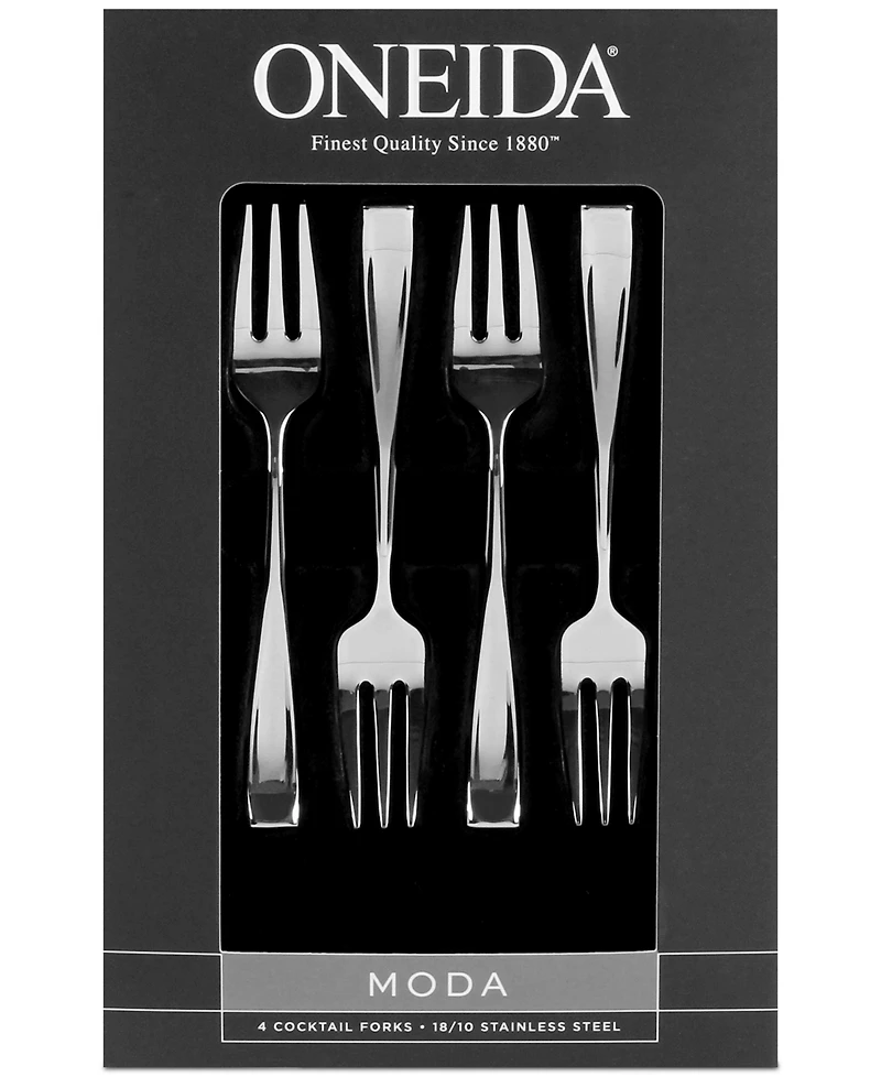 Oneida Moda 4-Pc. Cocktail Fork Set