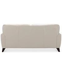 Myia 82" Tufted Back Leather Sofa, Created for Macy's