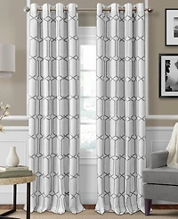 Elrene Home Fashions Kaiden Geometric Room Darkening Window Curtain