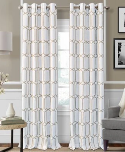 Elrene Home Fashions Kaiden Geometric Room Darkening Window Curtain