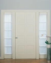 Sheer Voile Rod Pocket Door Sidelight Curtain Panel