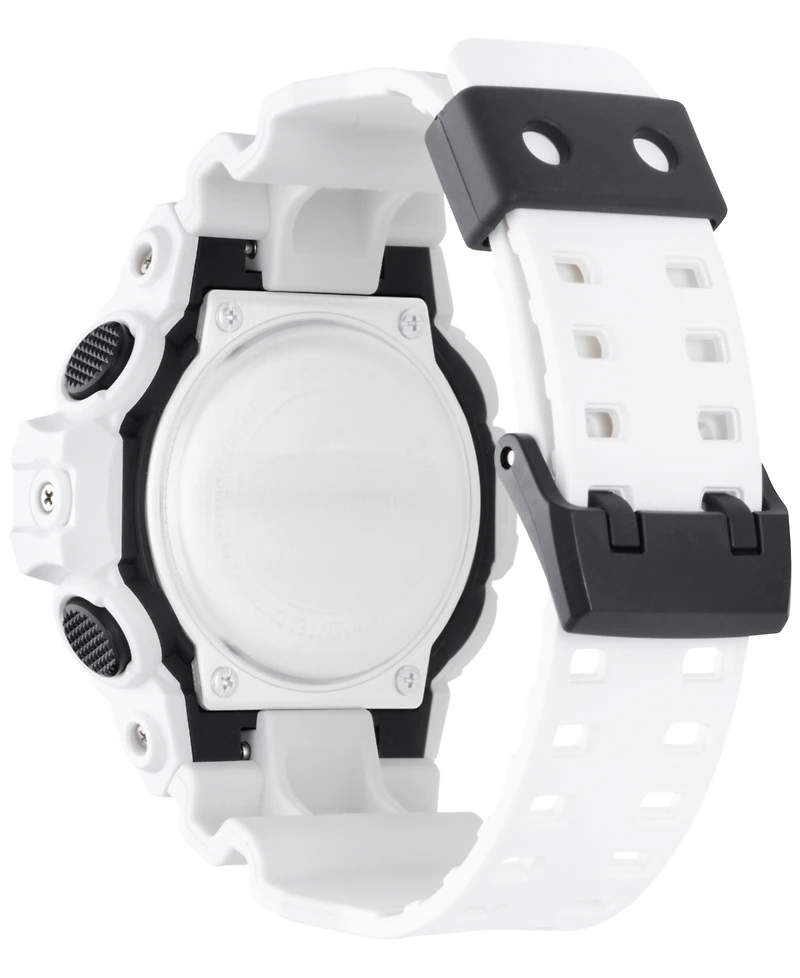 G-Shock Men's Analog-Digital White Resin Strap Watch 54mm GA700-7A
