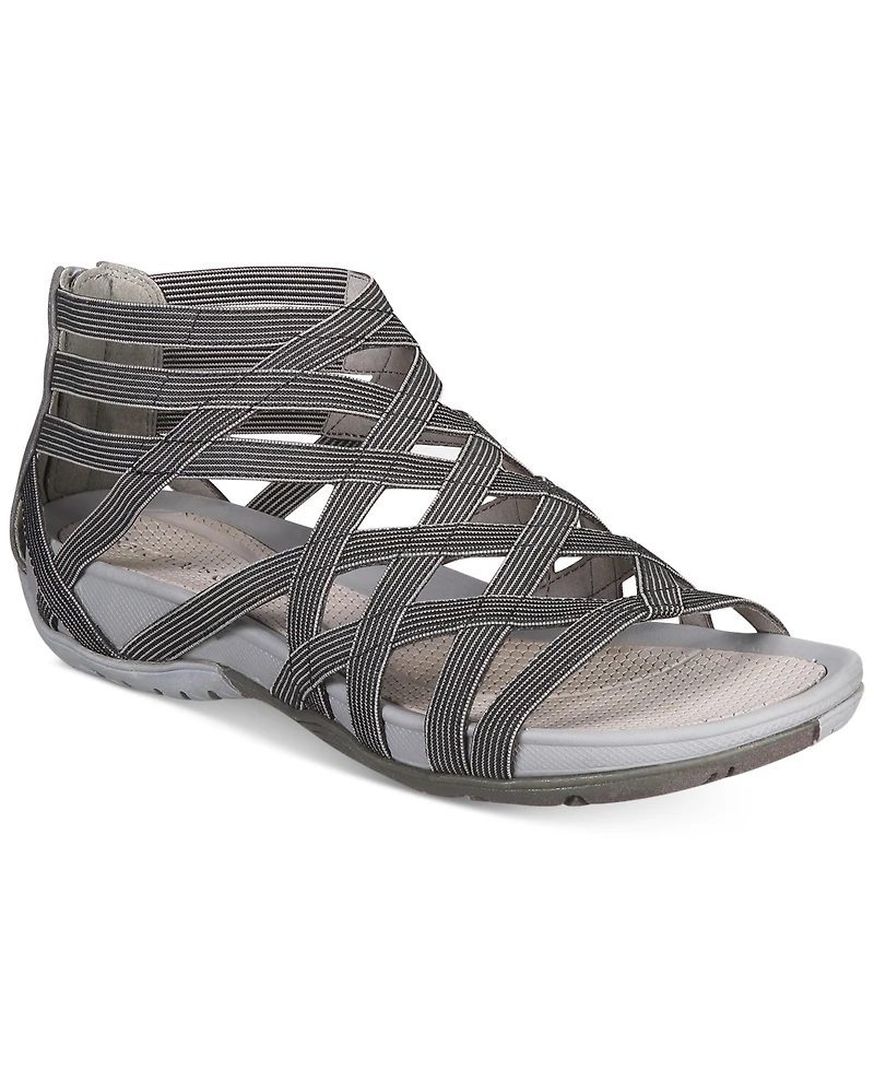 Baretraps Women's Samina Cage Upper Flat Sandals