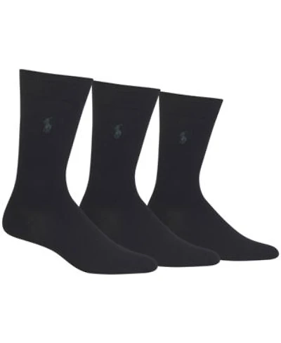 Polo Ralph Lauren Mens 3 Pk. Supersoft Dress Socks