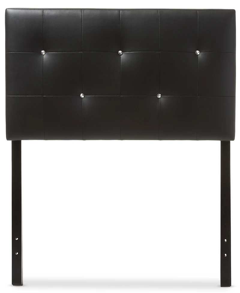Kirchem Faux Leather Twin Headboard