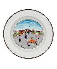 Villeroy & Boch Design Naif Rim Soup Bowl, Country Yard