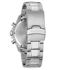 Bulova Men's Chronograph Marine Star Stainless Steel Bracelet Watch 43mm
