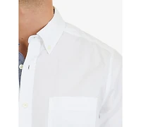 Nautica Men's Classic-Fit Stretch Solid Oxford Button-Down Shirt