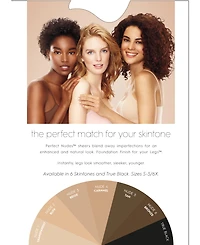 Hanes Perfect Nudes Run Resistant Tummy-Control Girl-Short Pantyhose