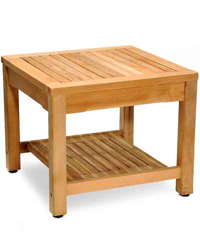 Bristol Teak Outdoor Side Table, Created for Macy's