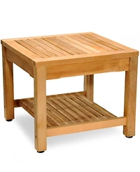 Bristol Teak Outdoor Side Table, Created for Macy's