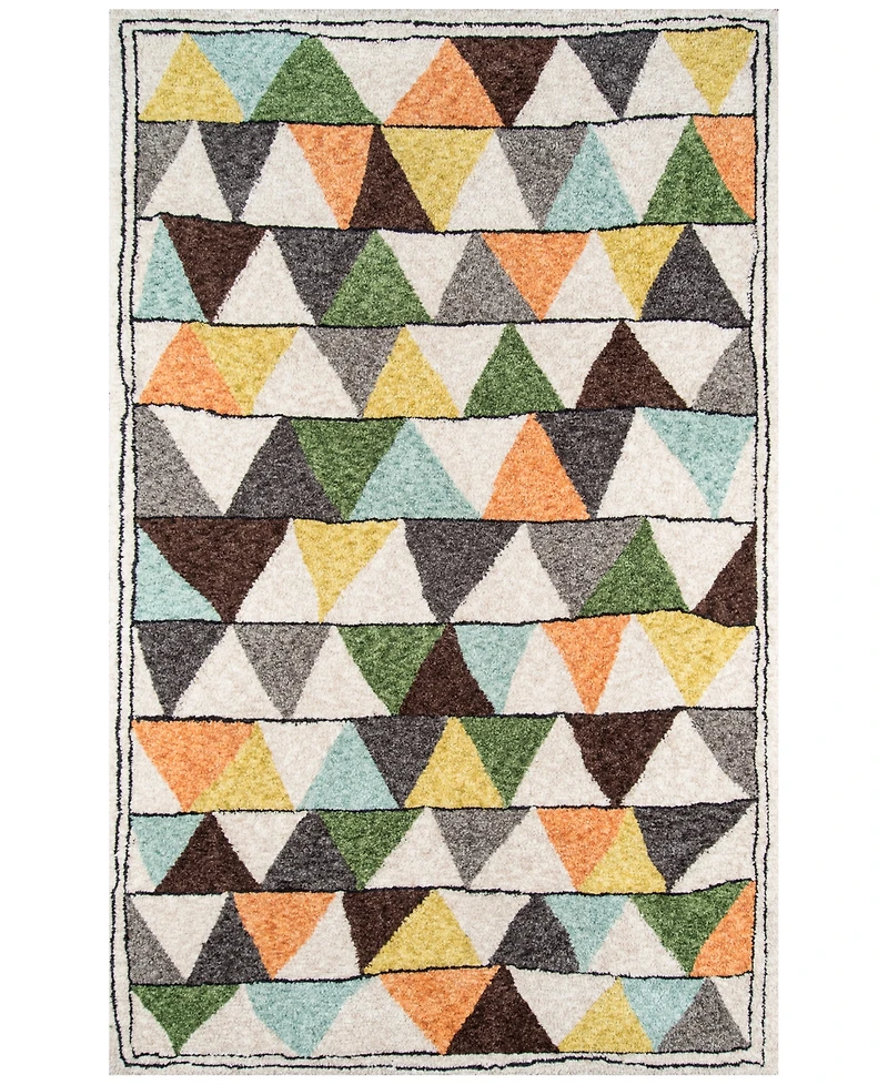 Novogratz by Momeni Bungalow BUN01 Multi 2' 3" x 8' Runner Area Rug