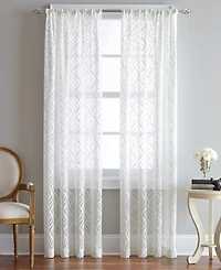 Chf Lyric Ogee 50" x 63" Rod Pocket Window Panel