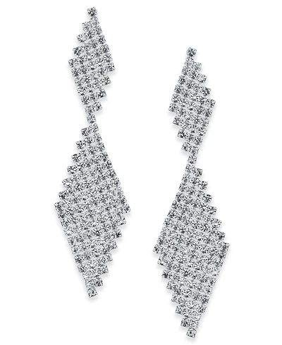 I.n.c. International Concepts Silver-Tone Cup Chain Kite Earrings, Macy's Exclusive