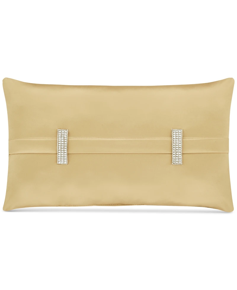 J Queen New York Satinique Decorative Pillow, 12" x 20"