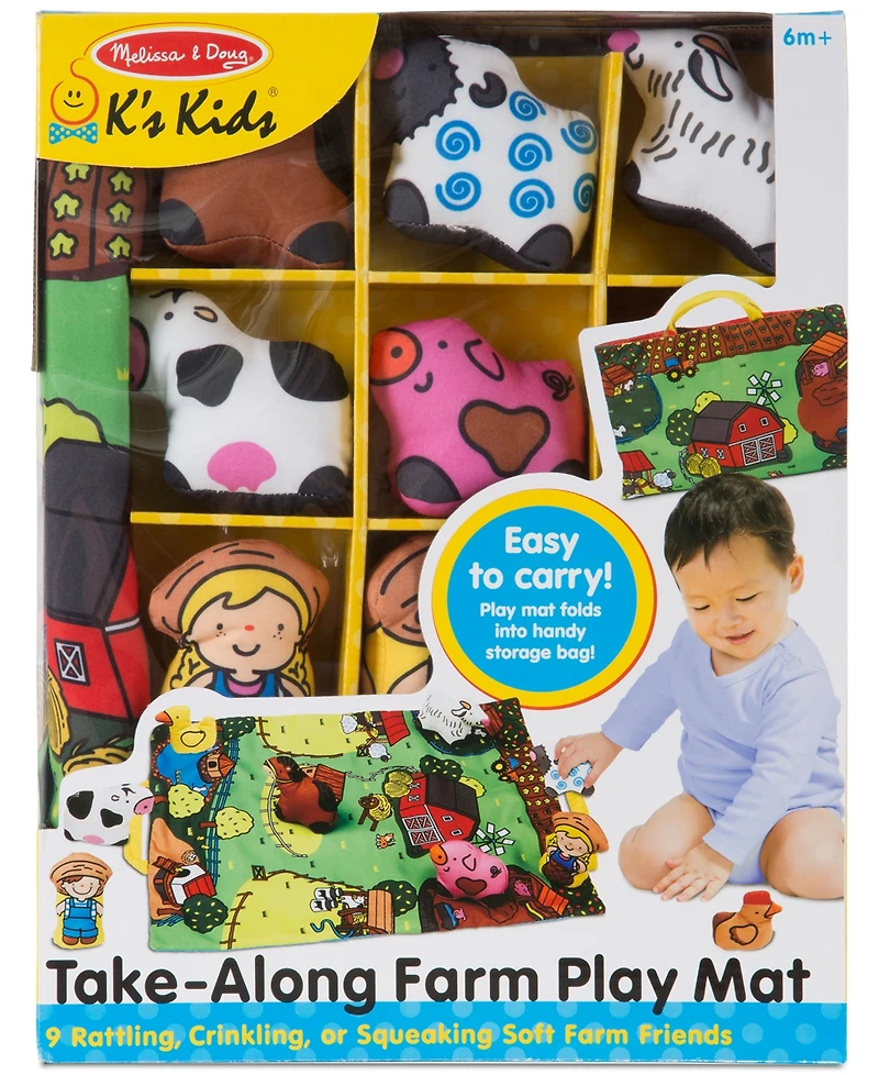 Melissa & Doug Take-Along Farm Play Mat