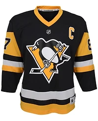 Authentic Nhl Apparel Sidney Crosby Pittsburgh Penguins Premier Player Jersey, Big Boys (8-20)