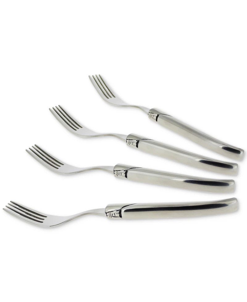 French Home Laguiole Connoisseur Solid Stainless Steel Steak Forks, Set of 4