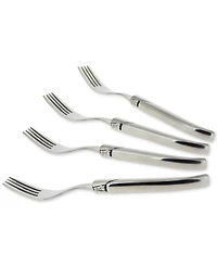 French Home Laguiole Connoisseur Solid Stainless Steel Steak Forks, Set of 4