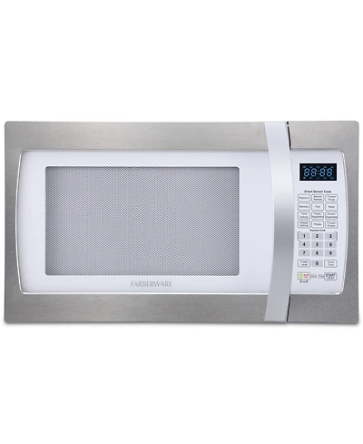 Farberware Professional 1.3 Cu. Ft. 1100-Watt Microwave Oven with Smart Sensor Cooking