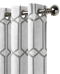 Elrene Home Fashions Kaiden Geometric Room Darkening Window Curtain