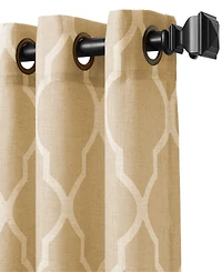 Elrene Home Fashions Medalia Geometric Window Curtain Panel