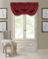 Elrene Home Fashions Antonia Damask Print Blackout Window Curtain