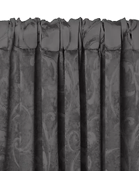 Elrene Home Fashions Mia Jacquard Scroll Blackout Window Curtain
