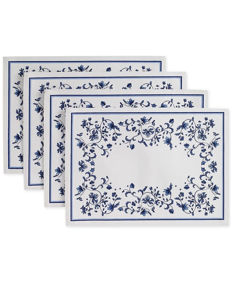Portmeirion Blue Portofino 4-Pc. Placemat Set