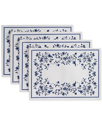 Portmeirion Blue Portofino 4-Pc. Placemat Set