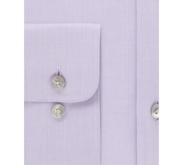 slim fit dress slacks Men's Herringbone Oxford Dress Shirt – King Ranch Saddle Shop main image 1