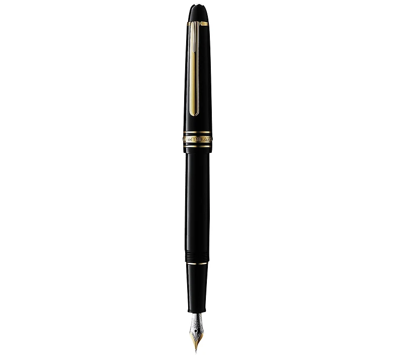 Montblanc Meisterstuck Classique Black Resin & Gold-Coated Fountain Pen