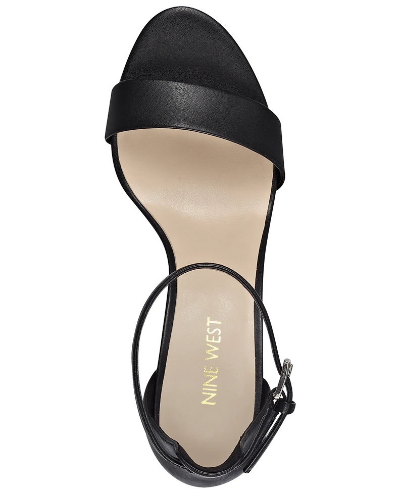 Nine West Women's Pruce High Block Heel Dress Sandals