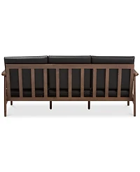 Ambelin 72" Faux Leather Sofa