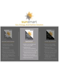 Sunsmart Maya Heathered Blackout Window Panels