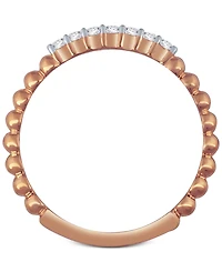 Diamond Stackable Beaded Band (1/8 ct. t.w.)