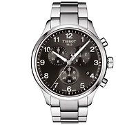 Tissot Men's Swiss Chronograph Chrono Xl Classic T-Sport Stainless Steel Bracelet Watch 45mm