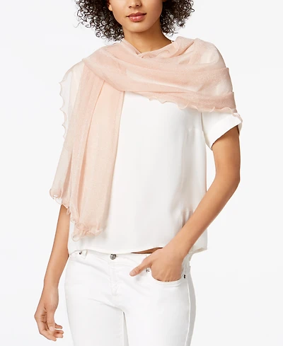 I.n.c. International Concepts Ruffle-Edge Metallic Evening Wrap, Created for Macy's