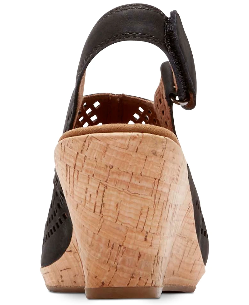 Rockport Women's Briah Perf Sling Wedge Sandals