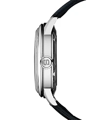 Seiko Men's Automatic Presage Black Leather Strap Watch 40.5mm